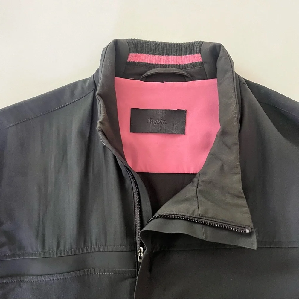Rapha Cycling Bomber Jacket Grey Size L - Picture 7 of 10